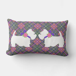 Väster Highland Terrier Dekorativ kudde