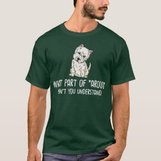 Väster Highland Terrier Hund Puppies Owner Älskare T Shirt