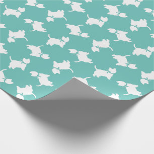 Väster Highland Terrier Hund Puppy Westie Presentpapper