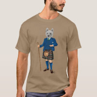 Väster Highland Terrier i Kilt 2
