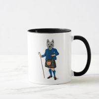 Väster Highland Terrier i Kilt 3