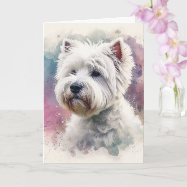 Väster Highland Terrier Kort (Orkide)