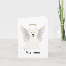 Väster Highland Terrier Sympathy Memorial