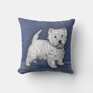 Väster Highland Terrier Teckning by Glenda S. Harl Kudde