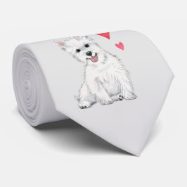 Väster Highland Terrier White Päls Westie Slips