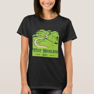 Väster Highland Way Scotland South Väster Kusten V T Shirt