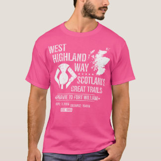 Väster Highland Way Scotland's Underbar Trails Hik T Shirt