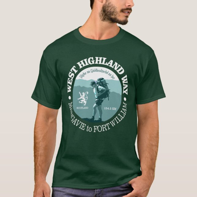 Väster Highland Way T-shirt (Framsida)
