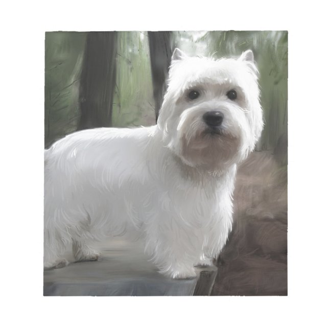 Väster Highland White Terrier Anteckningsblock (Framsida)