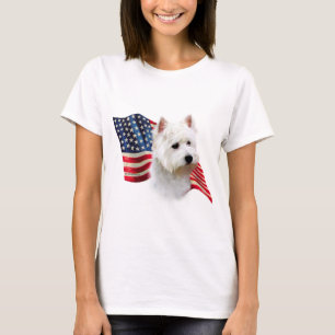 Väster Highland White Terrier Flagga Tröja