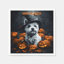 Väster Highland White Terrier Halloween Pappersservett