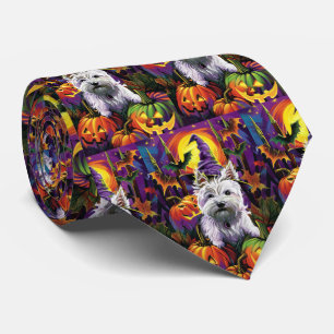 Väster Highland White Terrier Hund Halloween Witch Slips