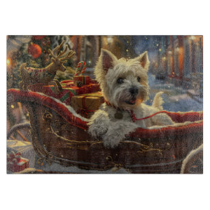 Väster Highland White Terrier Hund jul Festive