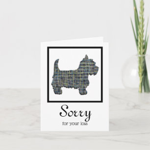 Väster Highland White Terrier Hund Pet Sympathy Ca Kort
