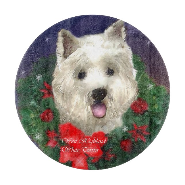 Väster Highland White Terrier jul (Framsidan)