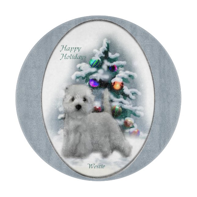 Väster Highland White Terrier jul (Framsidan)