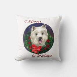 Väster Highland White Terrier jul Kudde