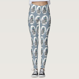 Väster Highland White Terrier jul Leggings