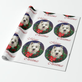 Väster Highland White Terrier jul Presentpapper