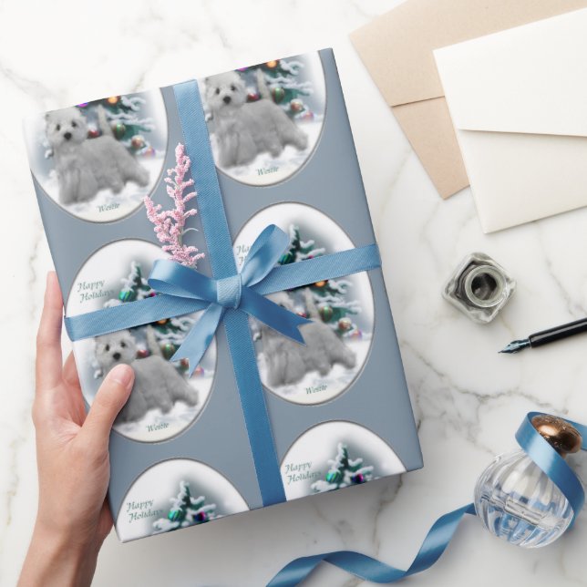 Väster Highland White Terrier jul Presentpapper (Gifting)