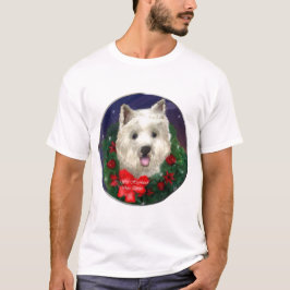 Väster Highland White Terrier-julgåvor T-shirt