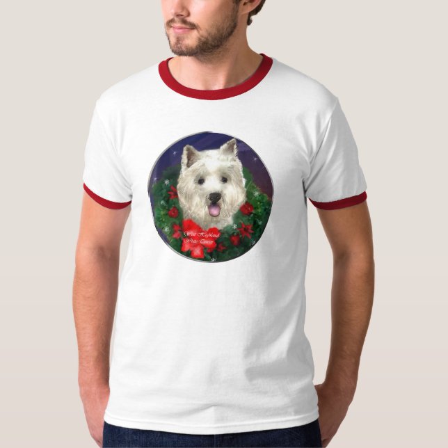 Väster Highland White Terrier-julgåvor Tröja (Framsida)