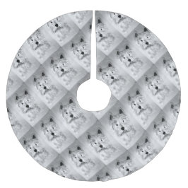 Väster Highland White Terrier Julgransmatta Borstad Polyester