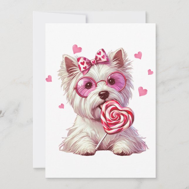 Väster Highland White Terrier Julkort (Framsida)