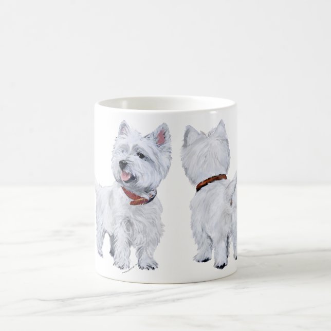 Väster Highland White Terrier Kaffemugg (Center)