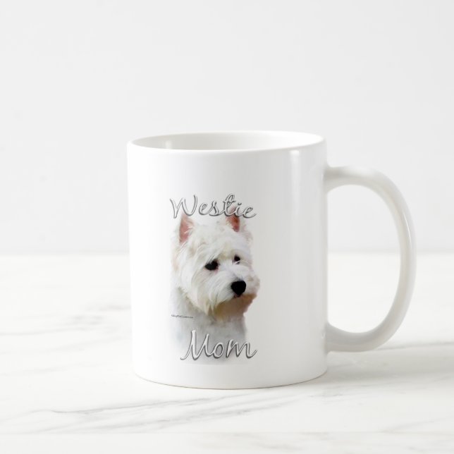 Väster Highland White Terrier Mamma 2 Kaffemugg (Höger)