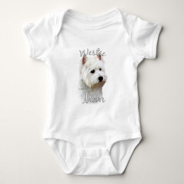 Väster Highland White Terrier Mamma 2 T Shirt (Framsida)