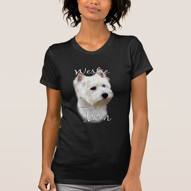Väster Highland White Terrier Mamma 2 Tee Shirt (Framsida)