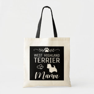 Väster Highland White Terrier Mamma Westie Mamma Tygkasse