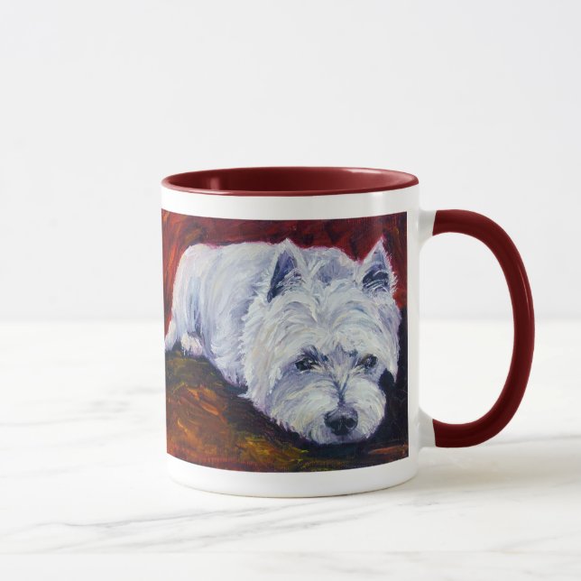 Väster Highland White Terrier Mugg (Höger)