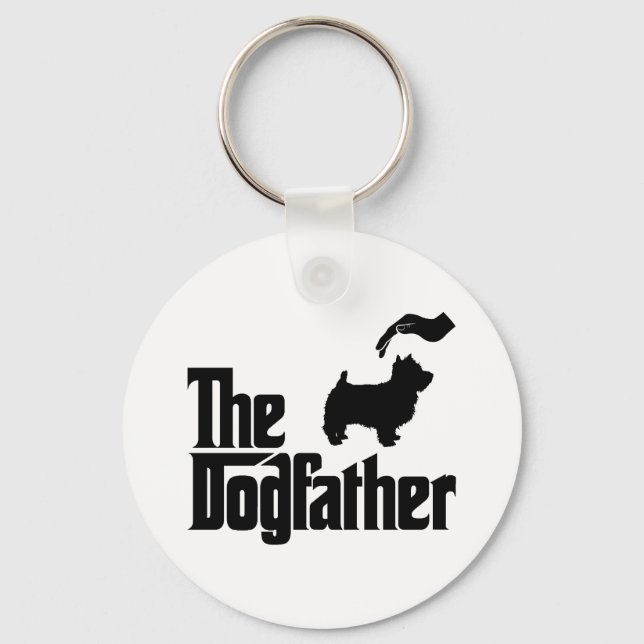 Väster Highland White Terrier Nyckelring (Framsida)
