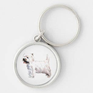 Väster Highland White Terrier Nyckelring