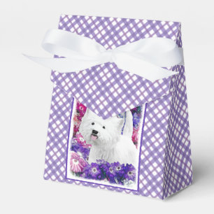 Väster Highland White Terrier Painting Hund Art Presentaskar