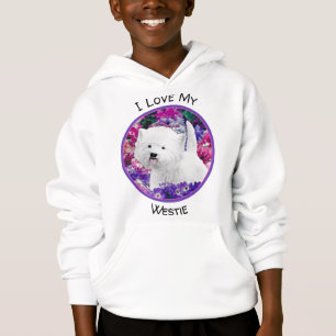 Väster Highland White Terrier Painting Hund Art T Shirt
