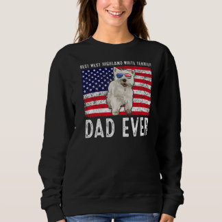 Väster Highland White Terrier Pappa USA Amerikansk T Shirt