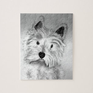 Väster Highland White Terrier Pussel
