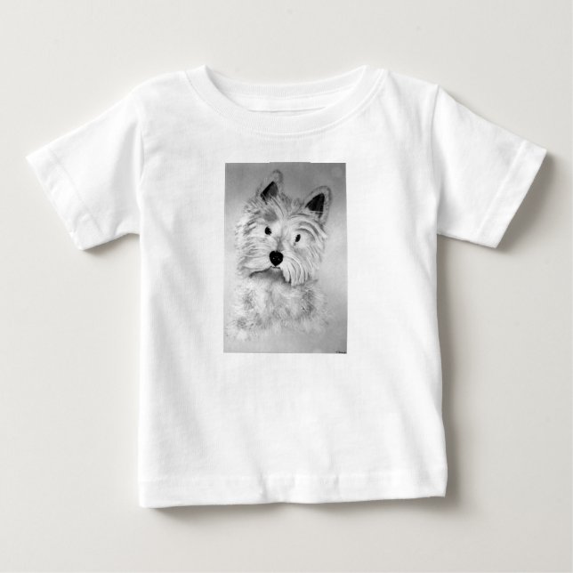 Väster Highland White Terrier T Shirt (Framsida)