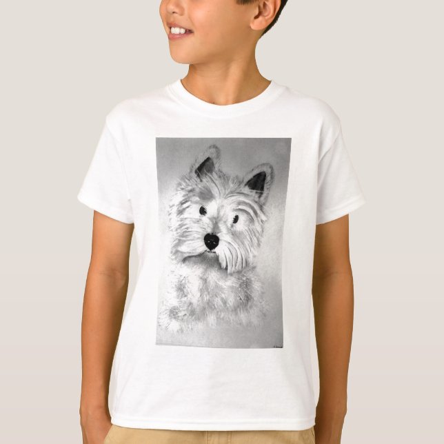 Väster Highland White Terrier Tee (Framsida)