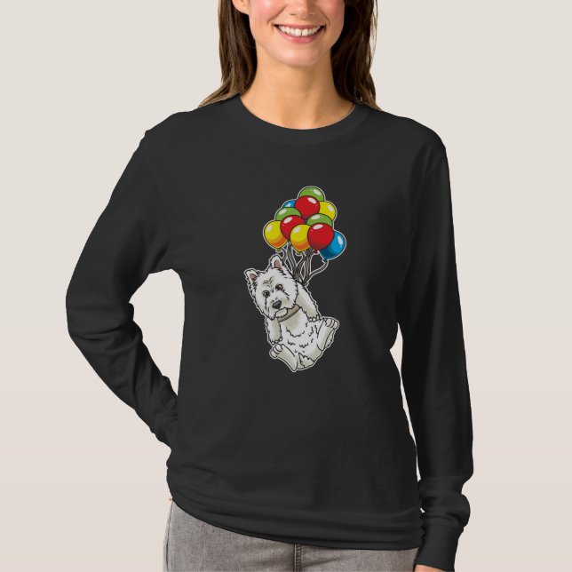 Väster Highland White Terrier Westie Gifts T Shirt (Framsida)