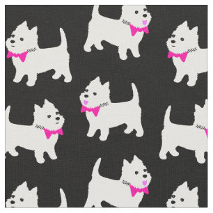 Väster Highland White Terriers Westie Puppies Tyg
