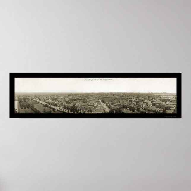 Väster Hoboken NJ Photo 1914 Poster (Framsidan)