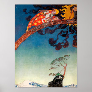 Väster i måne - Nielsen Poster