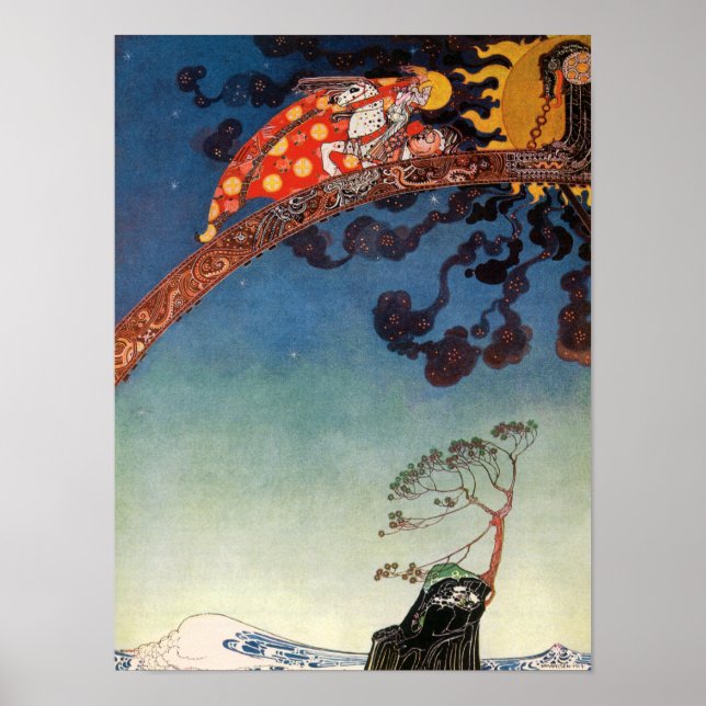 Väster i måne - Nielsen Poster (Framsidan)