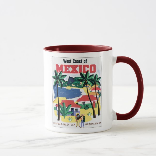Väster i Mexiko Guaymas, Mazatlan, Guadalajar Mugg (Höger)