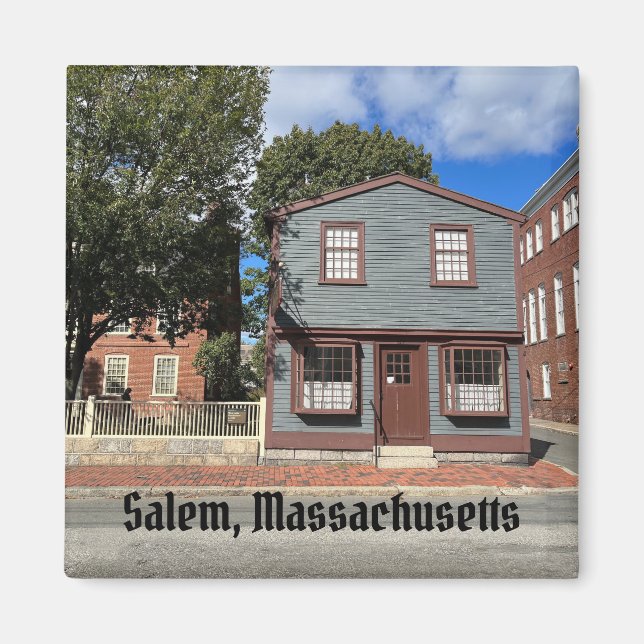 Väster India Goods Store in Salem Massachusetts Magnet (Framsidan)