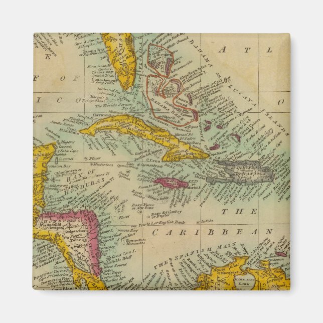 Väster Indien Magnet (Framsidan)